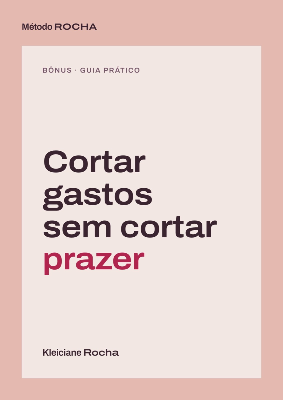 Capa do guia Cortar gastos sem cortar prazer